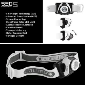 Svetilka naglavna Led Lenser SEO 5