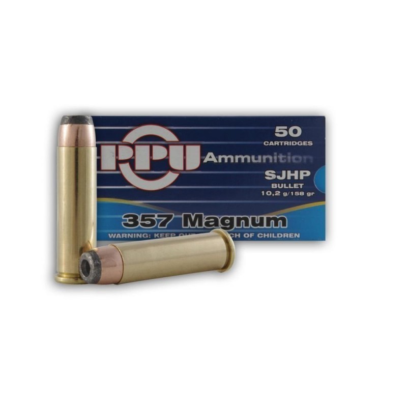 Naboji .357 SJHP 10,20g (158gr) A-135 (50kos) PPU