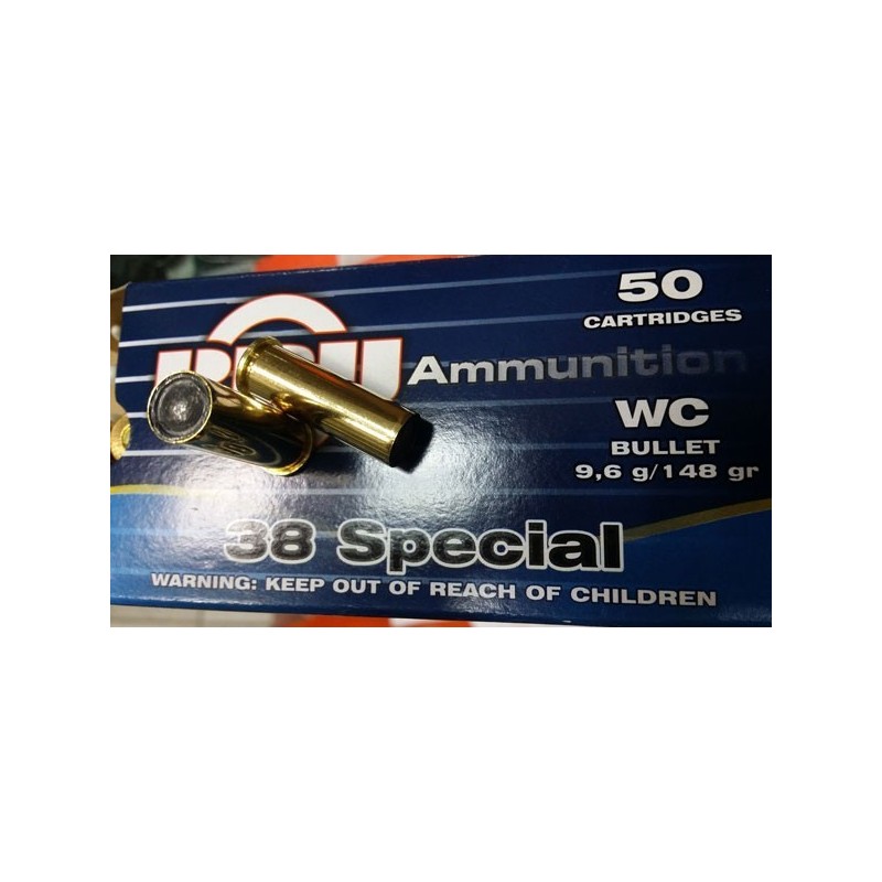 Naboji .38spec WC 9,6g (148gr) A-049 (50kos) PPU