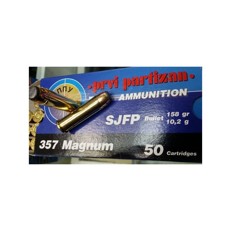 Naboji .357 SJ FP 10,20g (158gr) A-338 (50kos) PPU