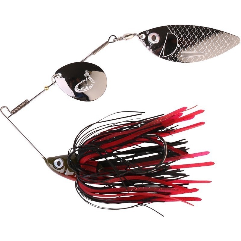 Vaba TI-Flex SpinnerBait 12.5cm 24g Black Widow Gunsmoke