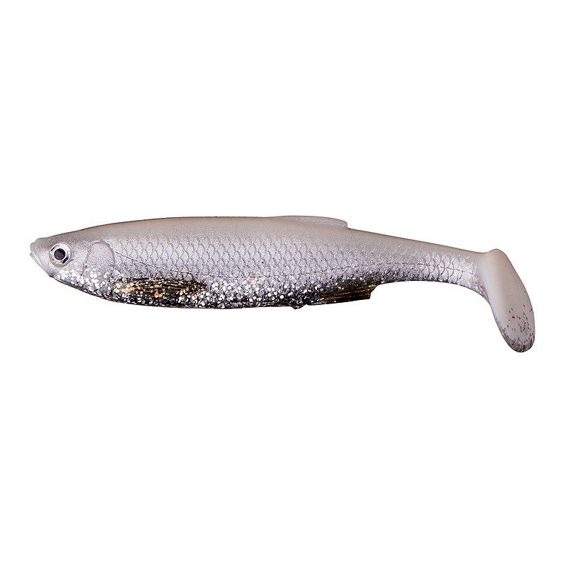 Vaba 3D Bleak Paddle Tail 10.5cm 8g 5pcs 05-White Silver