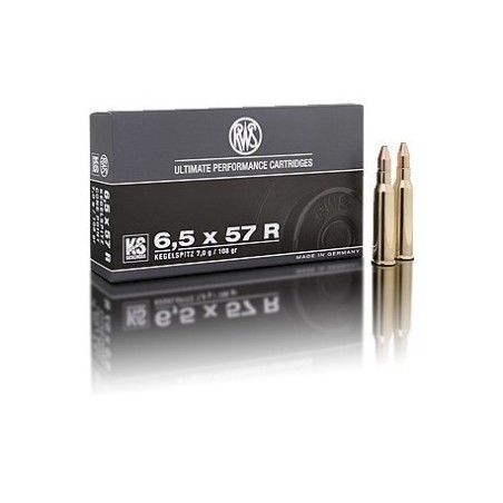 Naboji RWS 6,5x57 KS 8,2 g 20