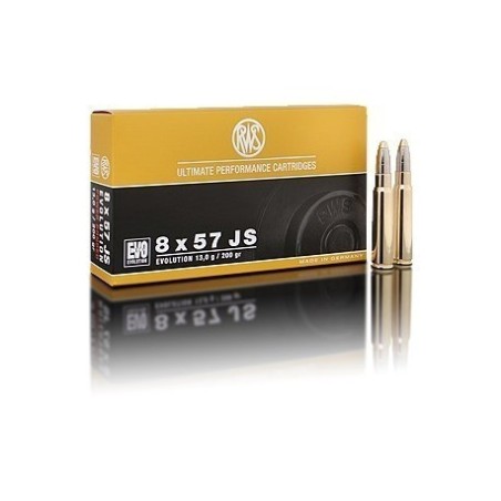 Naboji 8x57 JS RWS Evolution 13,0 g 20
