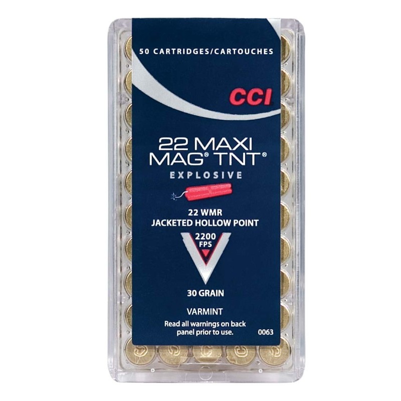 Naboji CCI .22 WMR Maxi Mag TNT JHP (50)
