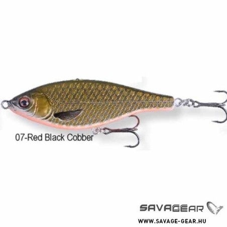 Vaba 3D Roach Jerkster 145 14.5cm 68g SS 07-Red Black Cobber