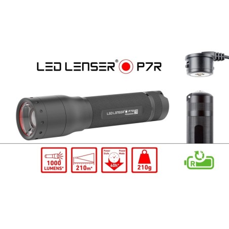 Svetilka P7R Polnilna Led Lenser