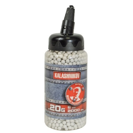Kroglice BB's 6mm 0,20gr Kalashnikov 2000 kos