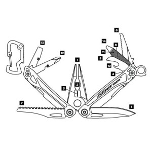 Multitool Leatherman Sidekick + etui