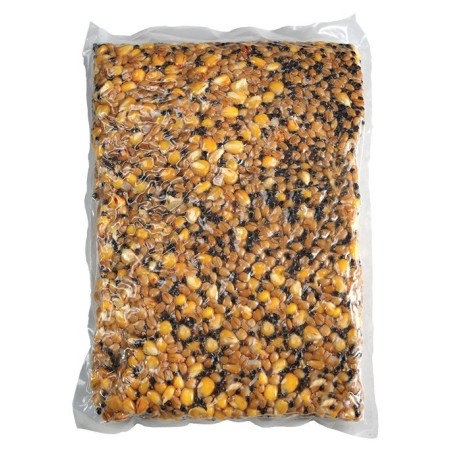 Koruza Konoplja Pšenica Mix Kuhan 1kg