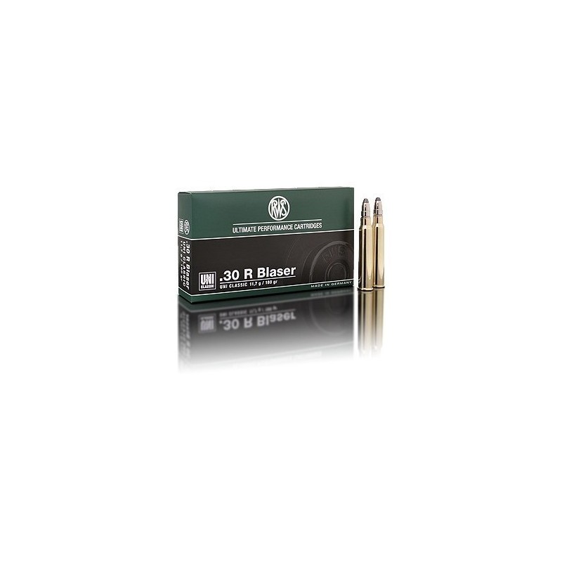 Naboji rws .30R Blaser UNI Classic 11,7g  (20)