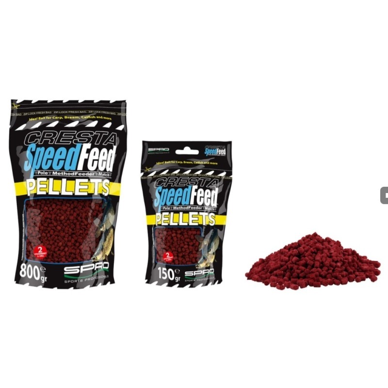 Peleti Feder Competition 4,5mm 150gr Straw/krill Cresta Speedfeed