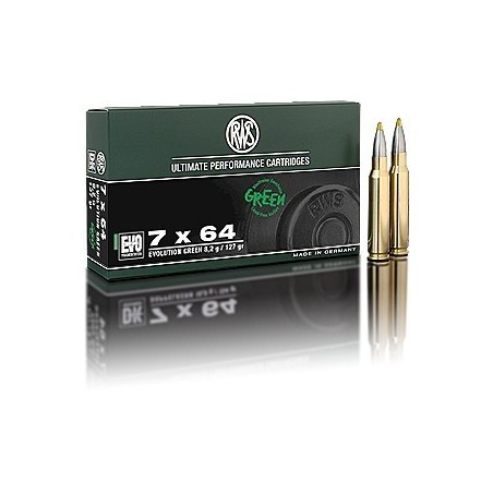 Naboji rws 7x64 EVO GREEN 8,2g (20)