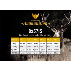 Naboji 8x57 IS 160gr FOX (20)