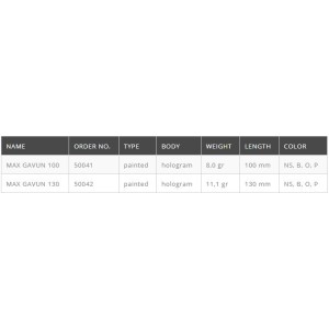 Vaba MAX GAVUN 130 mm natural smelt