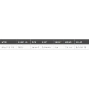 Vaba BALLISTIC 110 mm black
