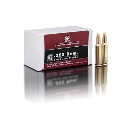 Naboji .222Rem MJ 3,4g RWS (30)