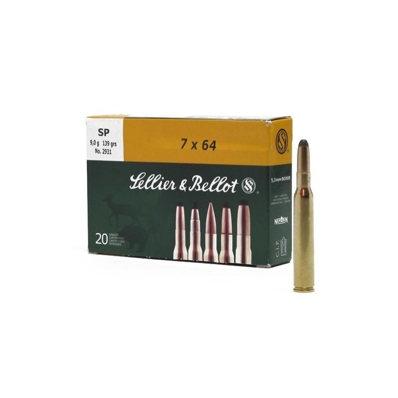 Naboji 7x64 SP 9,1g (20) Sellier& Bellot
