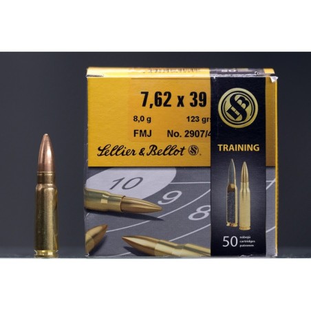 Naboji 7,62x39 MS FMJ 8g SB (50)