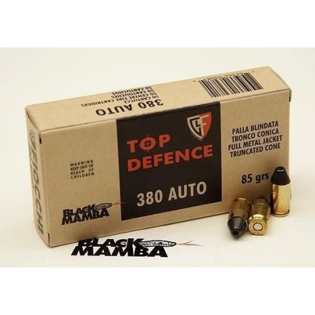 Naboji 9x17 (.380 auto) Fiocchi FMJTC Black Mamba