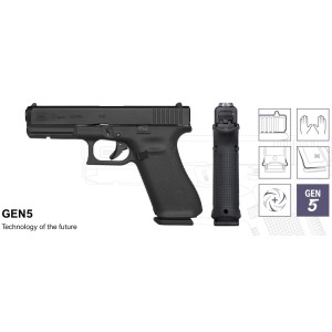 Pištola Glock 17 Gen.5, 9x19