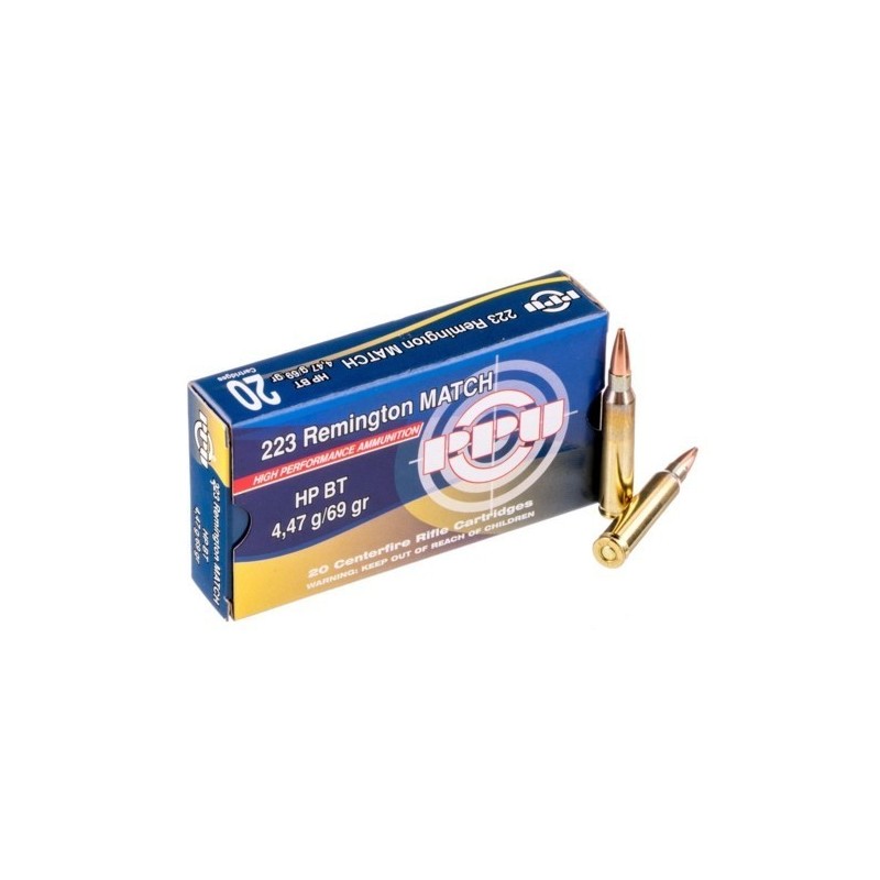 Naboji .223 Rem HPBT 4,47g (69gr) A-535 (20kos) PPU