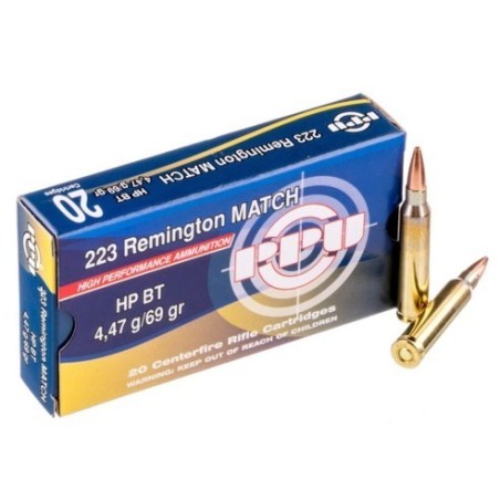 Naboji .223 Rem HPBT 4,47g (69gr) A-535 (20kos) PPU