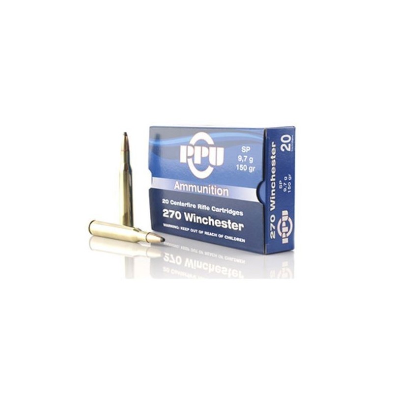 Naboji .270 Win SP 9,7g (150gr) A-027 (20kos) PPU