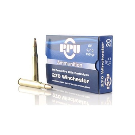 Naboji .270 Win SP 9,7g (150gr) A-027 (20kos) PPU