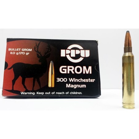 Naboji .300 Winc. Mag. GROM 11g (170gr) PPU A-377 (20 kos)