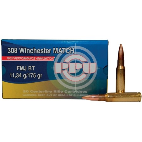 Naboji .308 FMJ BT 11,34g (175gr) A-500 (20kos) PPU