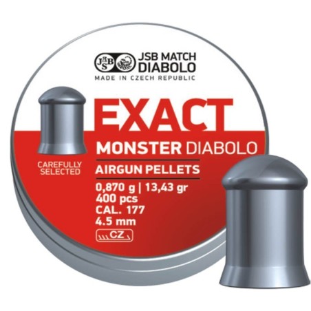 Diabolo JSB Exact Monster 4.52mm 0,87g 13.43gr (400 kos)
