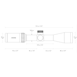 Daljnogled Hawke VANTAGE 3-9x40 Mil Dot