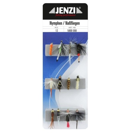 Vaba Muhe Komplet - Nimfe Larva/Wet Fly (12 kos)