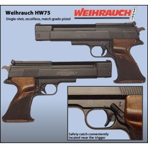 Zračna Pištola HW 75 kal. 4,5mm, Weihrauch