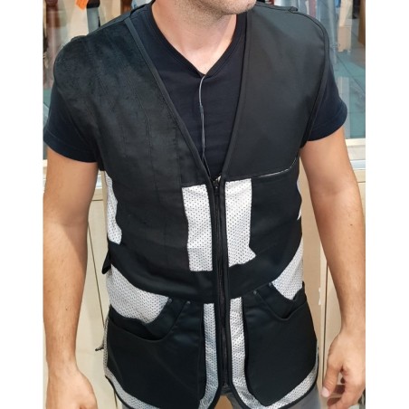 Telovnik Strelski Silver Black Vel XL