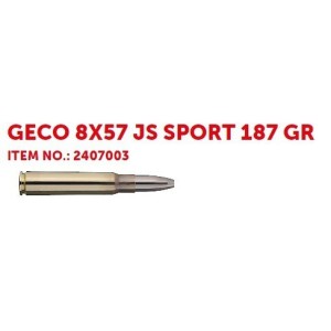 Naboji Geco 8x57JS Sport 12,1g (50)