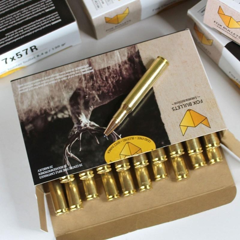 Naboji 6,5x55 SE 123gr/ 8,0g FOX (20)