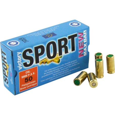 Naboji Slepi 9mm P.A.K. V-Sport, Turac (50 kos)
