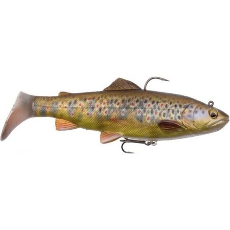 Vaba SG 4D Trout Rattle Shad 12.5cm 35g 03-Dark Brown Trout