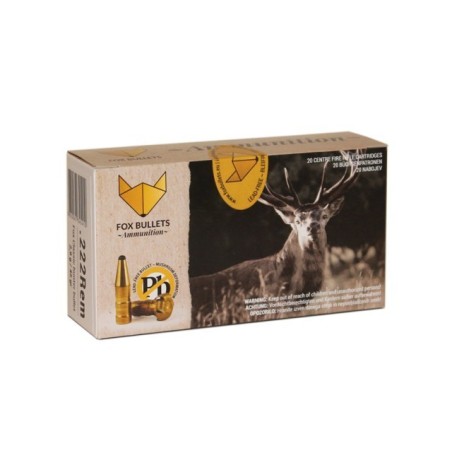Naboji .222 Rem. 45gr / 2,9g FOX (20)