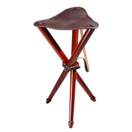 Stol Tronožec Usnjeni 60cm