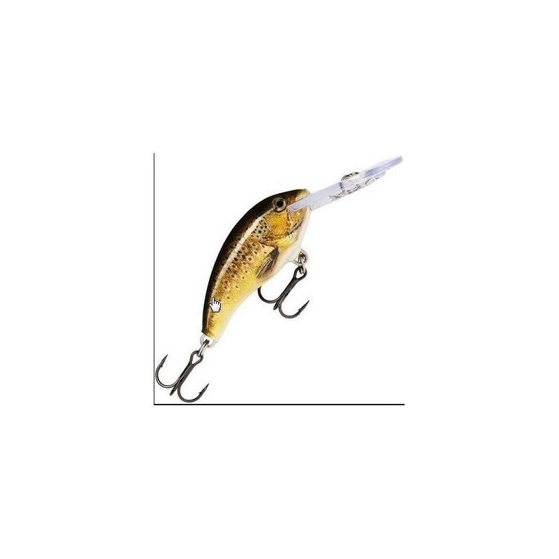 Vobler Rapala Shad Dancer SDD05 Live Brown Trout
