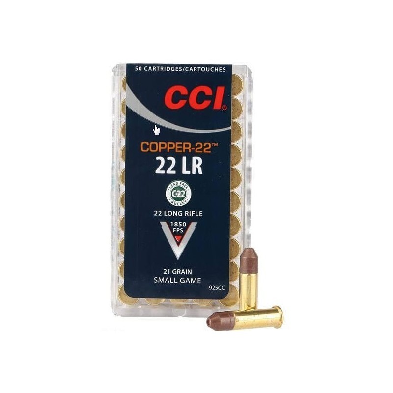 Naboji CCI .22lr Copper-22, 21gr CHP Lead Free (50)