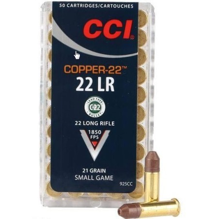 Naboji CCI .22lr Copper-22, 21gr CHP Lead Free (50)
