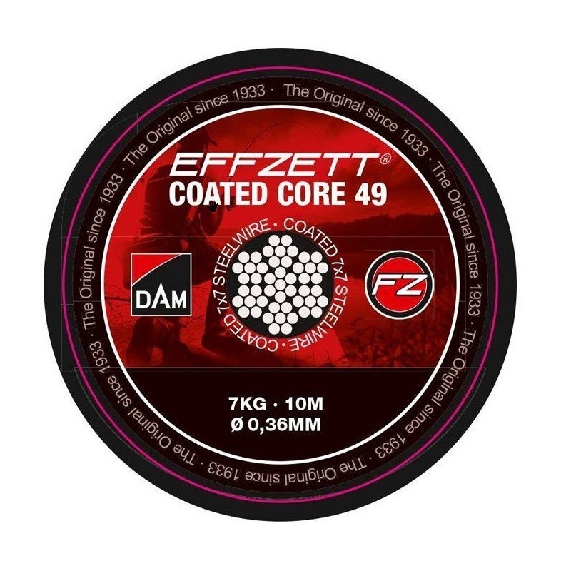 Vrvica Effzett Coated Core49 SteelTrace Brown 24kg, 10m