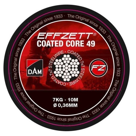 Vrvica Effzett Coated Core49 SteelTrace Brown 24kg, 10m