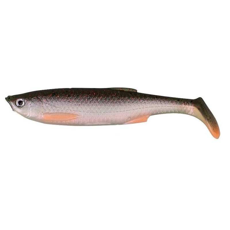Vaba silikon SG LB 3D Bleak paddle tail 10cm 8g (1kos) Green Pearl Si